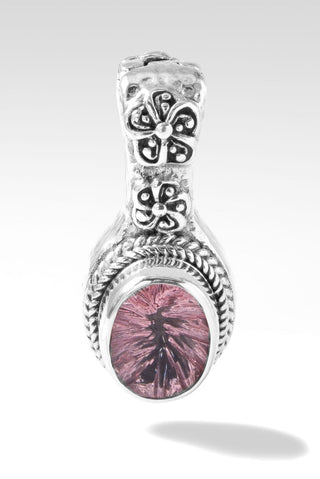 Garden Grace Pendant™ in Pink Cashmere™ Mystic Quartz - Magnetic Enhancer Bail - only found at SARDA™