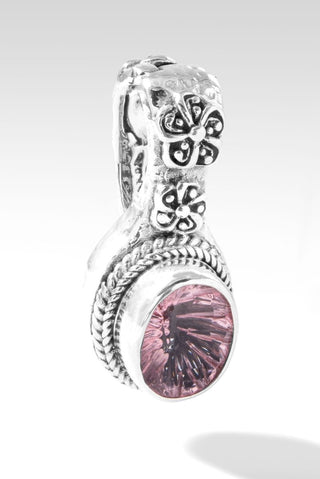 Garden Grace Pendant™ in Pink Cashmere™ Mystic Quartz - Magnetic Enhancer Bail - only found at SARDA™
