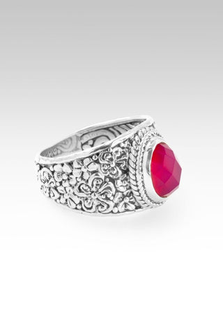 Garden Treasures Ring™ in Red Currant Quartz - Dinner - only found at SARDA™