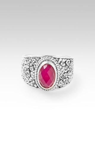 Garden Treasures Ring™ in Red Currant Quartz - Dinner - only found at SARDA™