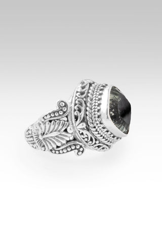 Gentle and Humble in Heart Ring™ in Prasiolite - Dinner - only found at SARDA™