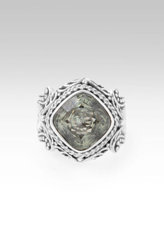 Gentle and Humble in Heart Ring™ in Prasiolite - Dinner - only found at SARDA™