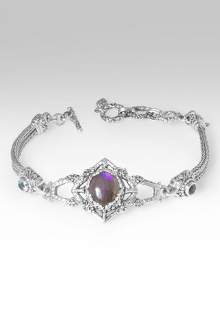 🎁 Gentle Radiance Bracelet™ in Purple Labradorite & Swiss Blue Topaz (100% off) - only found at SARDA™