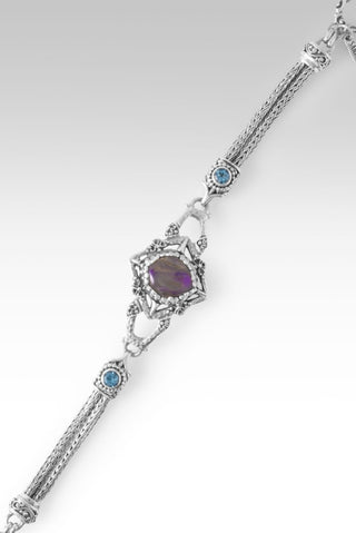 Gentle Radiance Bracelet™ in Purple Labradorite & Swiss Blue Topaz - Multi Stone - only found at SARDA™