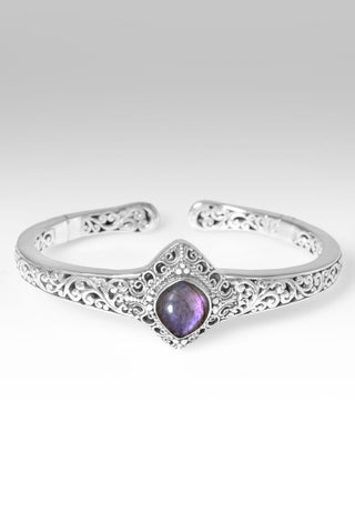 Gentle Radiance Cuff Bracelet™ in Purple Labradorite - Cuff - only found at SARDA™
