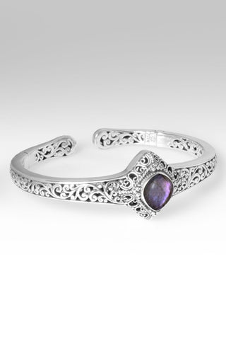 Gentle Radiance Cuff Bracelet™ in Purple Labradorite - Cuff - only found at SARDA™