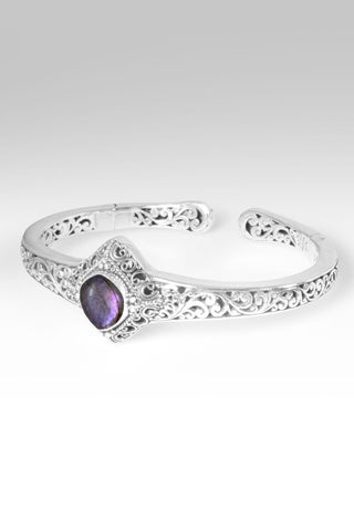 Gentle Radiance Cuff Bracelet™ in Purple Labradorite - Cuff - only found at SARDA™