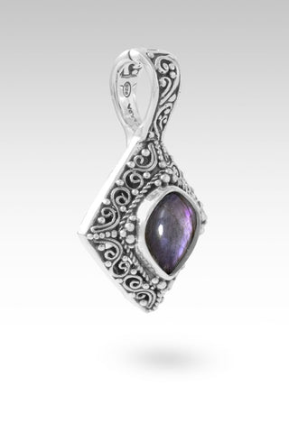 Gentle Radiance Pendant™ in Purple Labradorite - Single Stone - only found at SARDA™