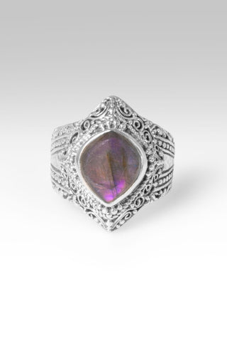 Gentle Radiance Ring II™ in Purple Labradorite - Dinner - only found at SARDA™