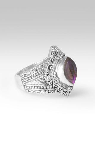 Gentle Radiance Ring II™ in Purple Labradorite - Dinner - only found at SARDA™