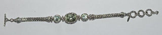 Gentle Whisper Bracelet™ in Prasiolite & Novel™ Mystic Quartz - Multi Stone - only found at SARDA™