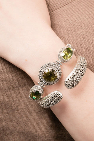 Give Him UR Fears Bracelet™ in Olive Quartz & Willy Nilly™ Mystic Quartz - Multi Stone - only found at SARDA™