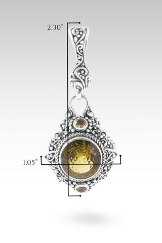 Give Him UR Fears Pendant™ in Olive Quartz - Dinner - only found at SARDA™