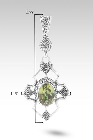 Give Him UR Fears Pendant™ in Willy Nilly™ Mystic Quartz - Multi Stone - only found at SARDA™