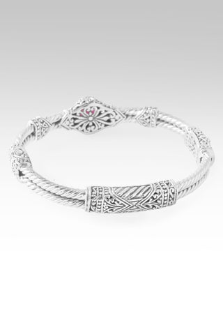 Given Power & Strength Bangle Bracelet™ in British TeaRose™ Mystic Quartz - Bangle - only found at SARDA™