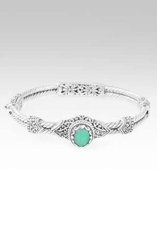Given Power & Strength Bangle Bracelet™ in Chrysoprase - Bangle - only found at SARDA™