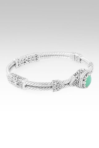 Given Power & Strength Bangle Bracelet™ in Chrysoprase - Bangle - only found at SARDA™