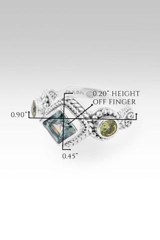 Glory To U Alone Ring™ in Bali Crush™ Mystic Topaz & Peridot - Dinner - only found at SARDA™