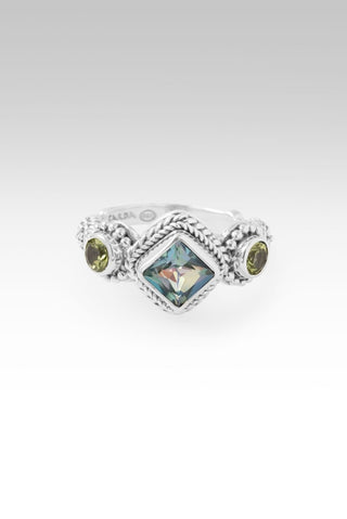 Glory To U Alone Ring™ in Bali Crush™ Mystic Topaz & Peridot - Dinner - only found at SARDA™