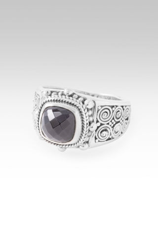 God Breaks Chains Ring II™ in Black Spinel - Dinner - only found at SARDA™