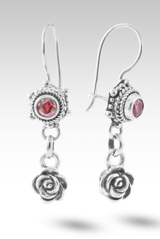 God Can Earrings™ in Red Velvet Mystic Moissanite - Stud - only found at SARDA™