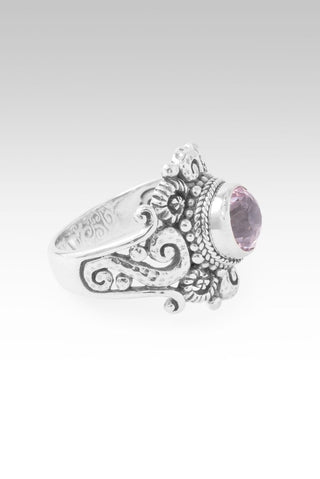 God Can & Will Ring II™ in Pink Cashmere™ Mystic Quartz - Dinner - only found at SARDA™
