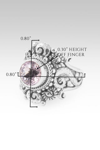 God Can & Will Ring II™ in Pink Cashmere™ Mystic Quartz - Dinner - only found at SARDA™