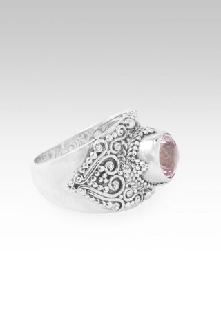 God Can & Will Ring™ in Pink Cashmere™ Mystic Quartz - Dinner - only found at SARDA™