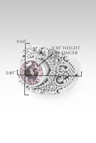 God Can & Will Ring™ in Pink Cashmere™ Mystic Quartz - Dinner - only found at SARDA™