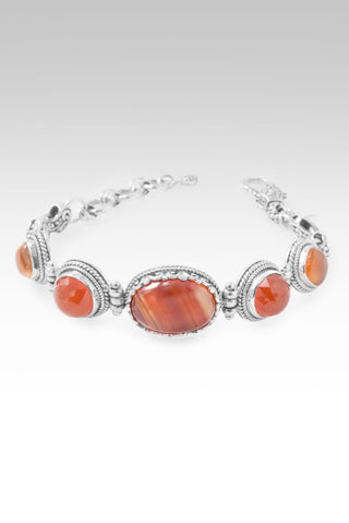 God Is Able Bracelet™ in Banded Carnelian Agate & Carnelian - Multi Stone - only found at SARDA™