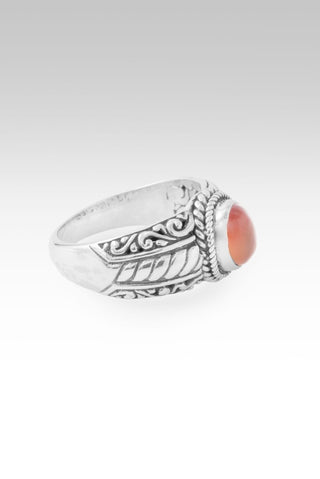 God Is Able Ring™ in Cable Carnelian - Dinner - only found at SARDA™