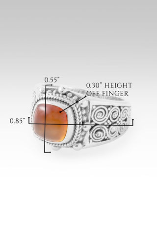 God Is Able Ring™ in Carnelian - Dinner - only found at SARDA™