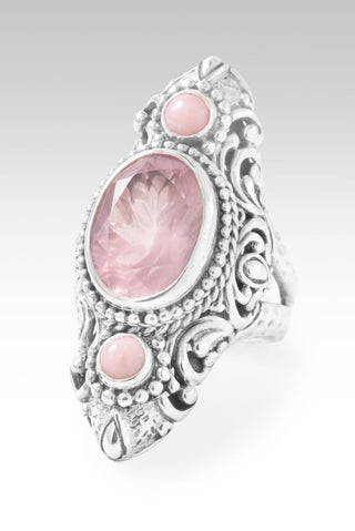 God is Faithful Ring™ in Rose Quartz & Pink Opal - Statement - only found at SARDA™