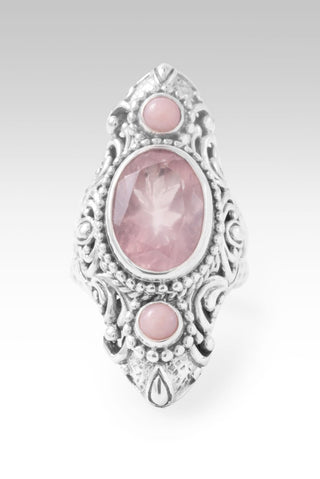 God is Faithful Ring™ in Rose Quartz & Pink Opal - Statement - only found at SARDA™