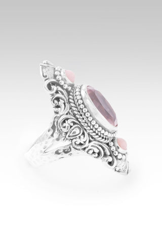 God is Faithful Ring™ in Rose Quartz & Pink Opal - Statement - only found at SARDA™