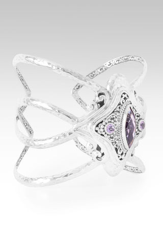 God is Good Cuff Bracelet™ in Amethyst & Rose De France Amethyst - Cuff - only found at SARDA™