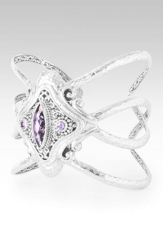 God is Good Cuff Bracelet™ in Amethyst & Rose De France Amethyst - Cuff - only found at SARDA™