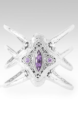 God is Good Cuff Bracelet™ in Amethyst & Rose De France Amethyst - Cuff - only found at SARDA™