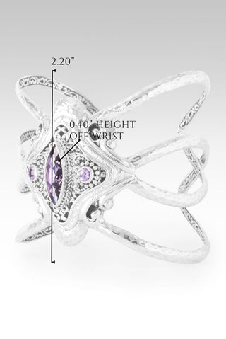 God is Good Cuff Bracelet™ in Amethyst & Rose De France Amethyst - Cuff - only found at SARDA™