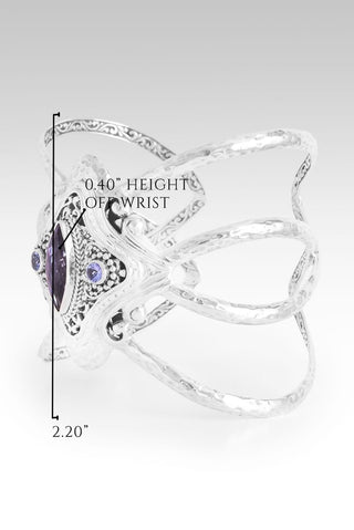 God is Good Cuff Bracelet™ in Amethyst & Tanzanite - Cuff - only found at SARDA™