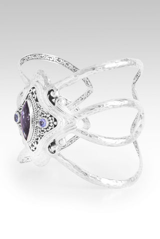 God is Good Cuff Bracelet™ in Amethyst & Tanzanite - Cuff - only found at SARDA™