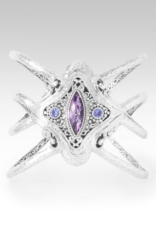 God is Good Cuff Bracelet™ in Amethyst & Tanzanite - Cuff - only found at SARDA™