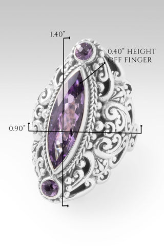 God is Good Ring™ in Amethyst & Rose De France Amethyst - Statement - only found at SARDA™