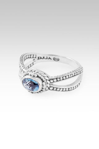 God is Good Ring™ in London Blue Topaz - Dinner - only found at SARDA™