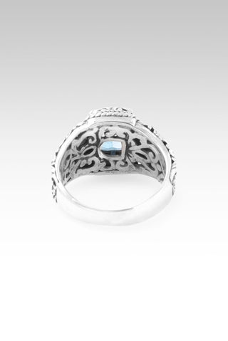 God is Love Ring II™ in Swiss Blue Topaz - Dinner - only found at SARDA™
