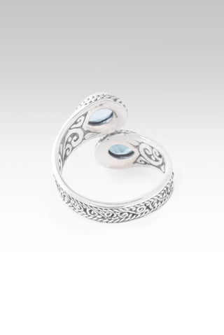 God is Love Ring III™ in Swiss Blue Topaz - Bypass - only found at SARDA™