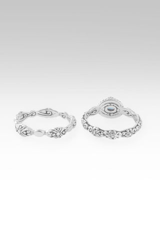 God Is Love Ring™ in Swiss Blue Topaz - Stackable - only found at SARDA™