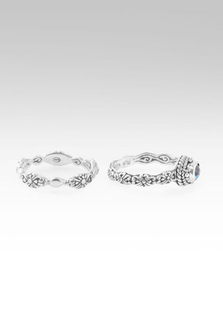 God Is Love Ring™ in Swiss Blue Topaz - Stackable - only found at SARDA™