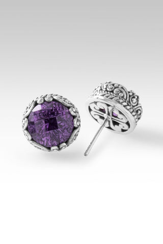 God Loves Earrings™ in Amethyst - Stud - only found at SARDA™