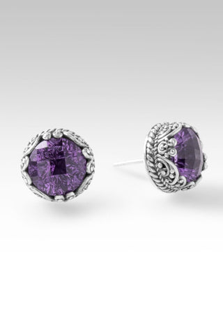 God Loves Earrings™ in Amethyst - Stud - only found at SARDA™